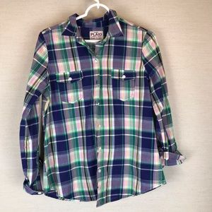 Old navy spring time flannel